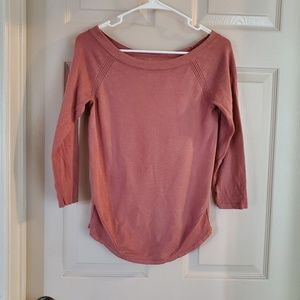 Fitted wide neck sweater